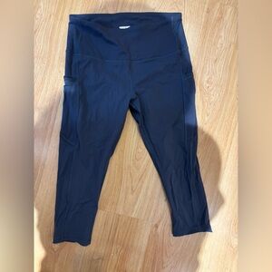 Gray Athletic Capri Leggings